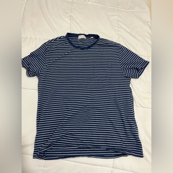 Blue and white striped shirt, brand new, light - Picture 1 of 4